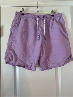 Vineyard Vines Lilac Logo Swim Trunks
